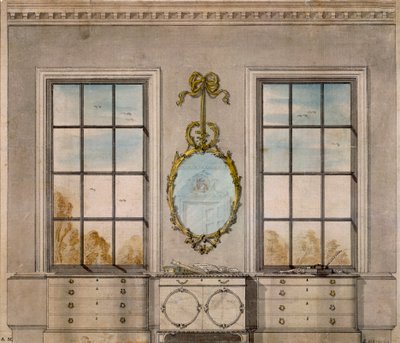 Design for a room by Linnell John by John Linnell